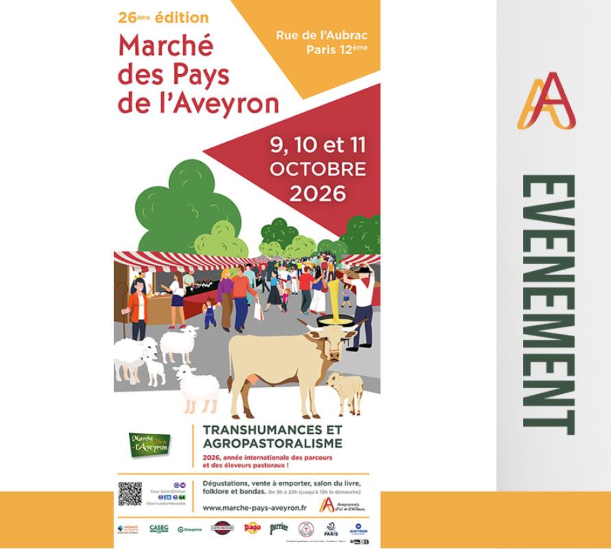 FAIA - Marché des pays de l'Aveyron du 9 au 11 octobre 2026