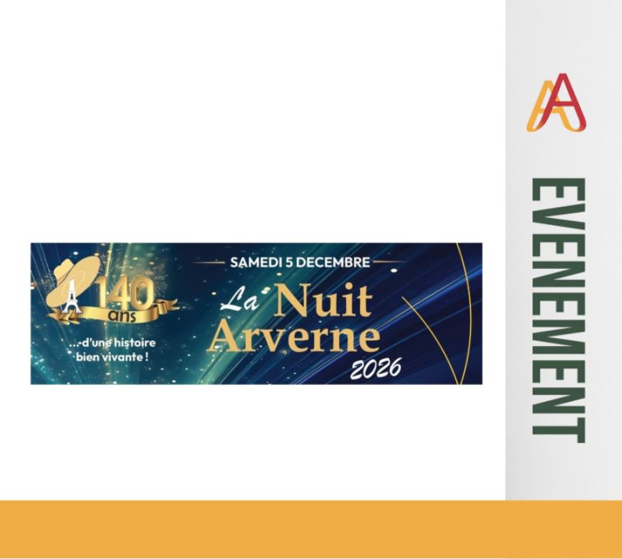 5 décembre 2026 : Nuit Arverne : 140 ans de la Ligue Auvergnate et du Massif Central