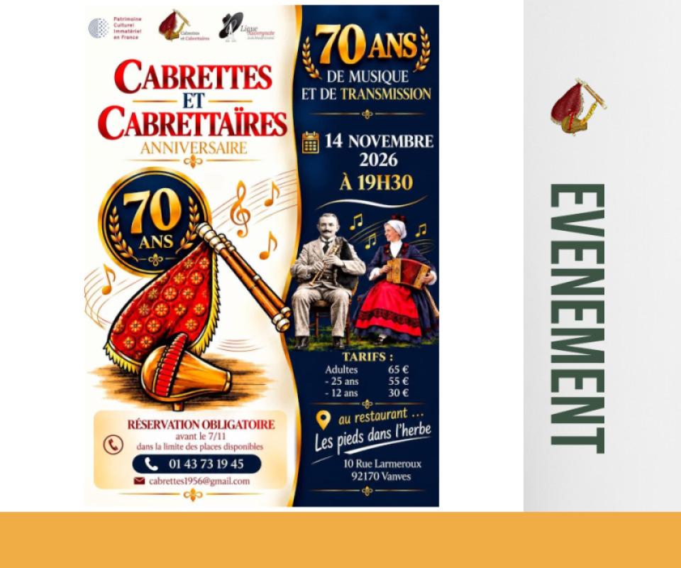 70 ans de Cabrettes et Cabrettaïres