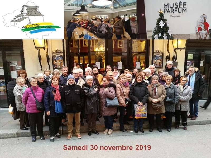 Sortie automnale à Paris pour l’amicale des enfants de Pons