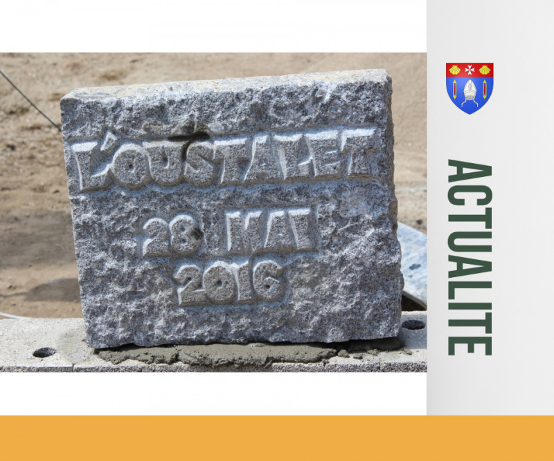Pose de la première pierre pour l'Oustalet à Saint-Chély d'Aubrac