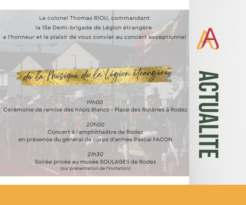 Rodez sous les couleurs de la Légion Étrangère Rodez sous les couleurs de la Légion Étrangère