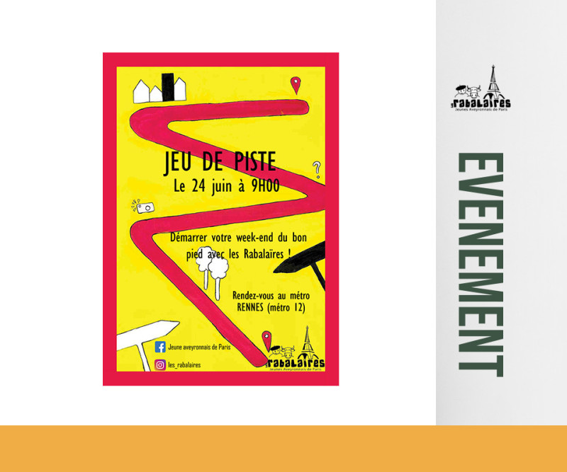24 JUIN 2023 : JEU DE PISTE AVEC LES RABALAIRES !