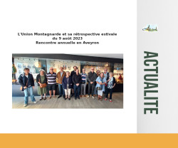 Rencontre annuelle du 9 août 2023 - à Curières - Union Montagnarde