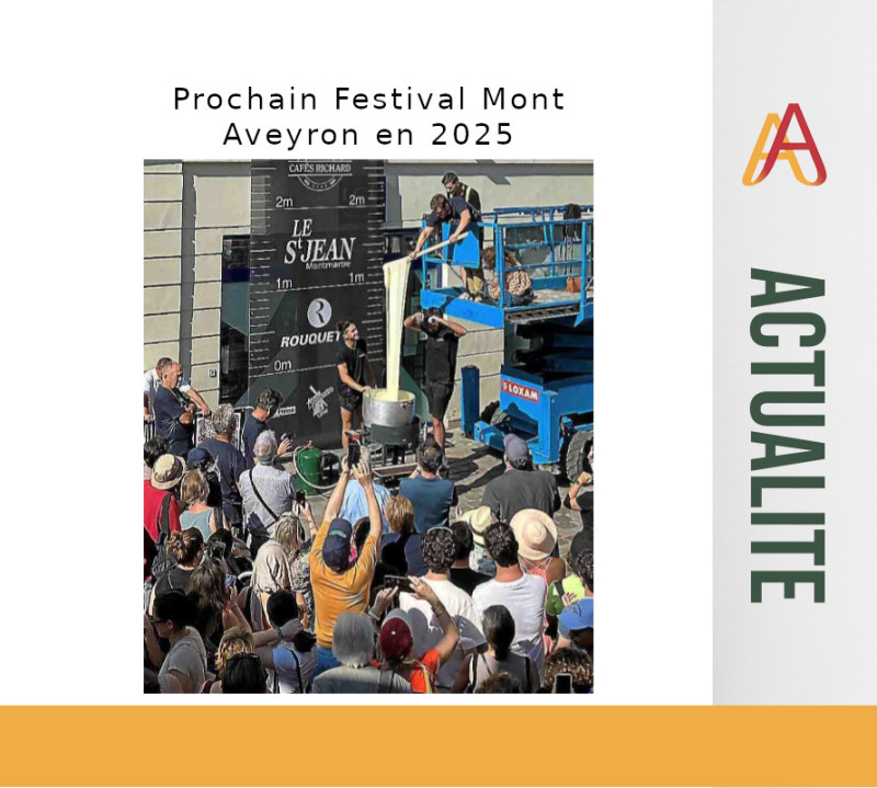 Festival Mont Aveyron à Paris aura lieu en 2025 : Article ci-joint paru dimanche 17 mars 2024 dans l'Aveyronnais