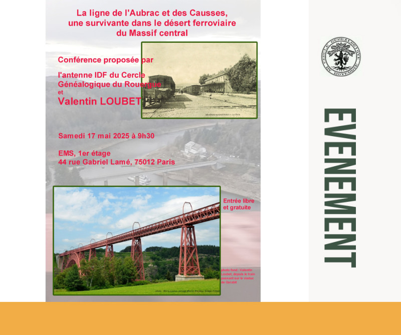 Conférence sur la ligne de l’Aubrac et des Causses