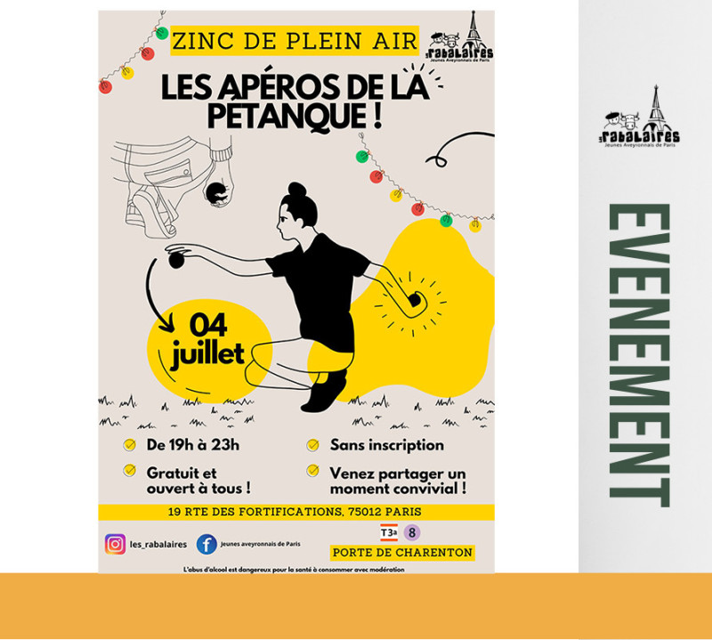 4 juillet 2025 - Les Rabalaïres organisent une Soirée Pétanque