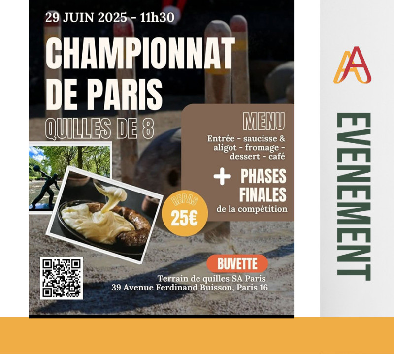 29 juin 2025 : Quilles de Huit - Championnat de Paris
