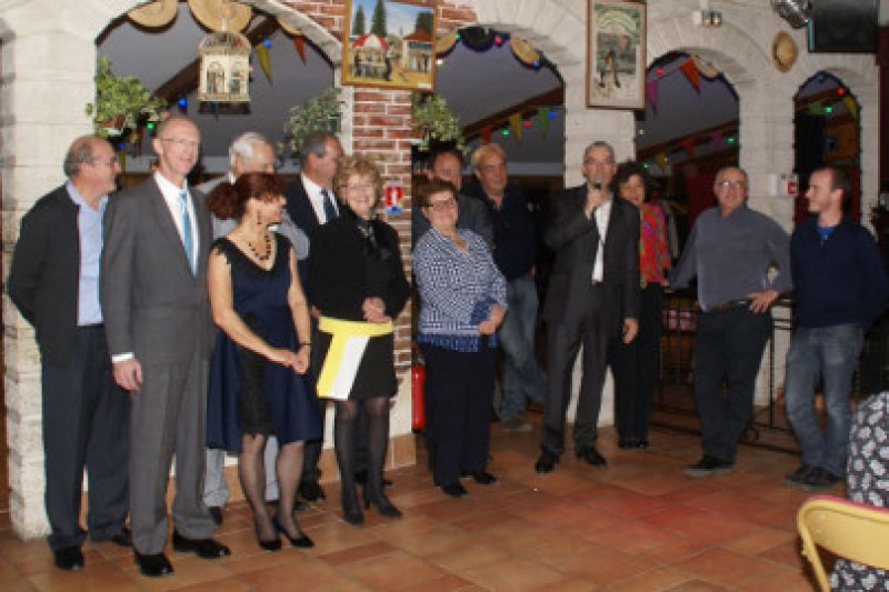 De joyeuses retrouvailles lors du repas en musique de l'Union Montagnarde le 25 novembre 2017