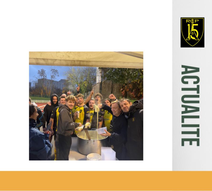 Dimanche 16 novembre 2025 : CLUB de Rugby RCP XV au stade Suzanne Lenglen