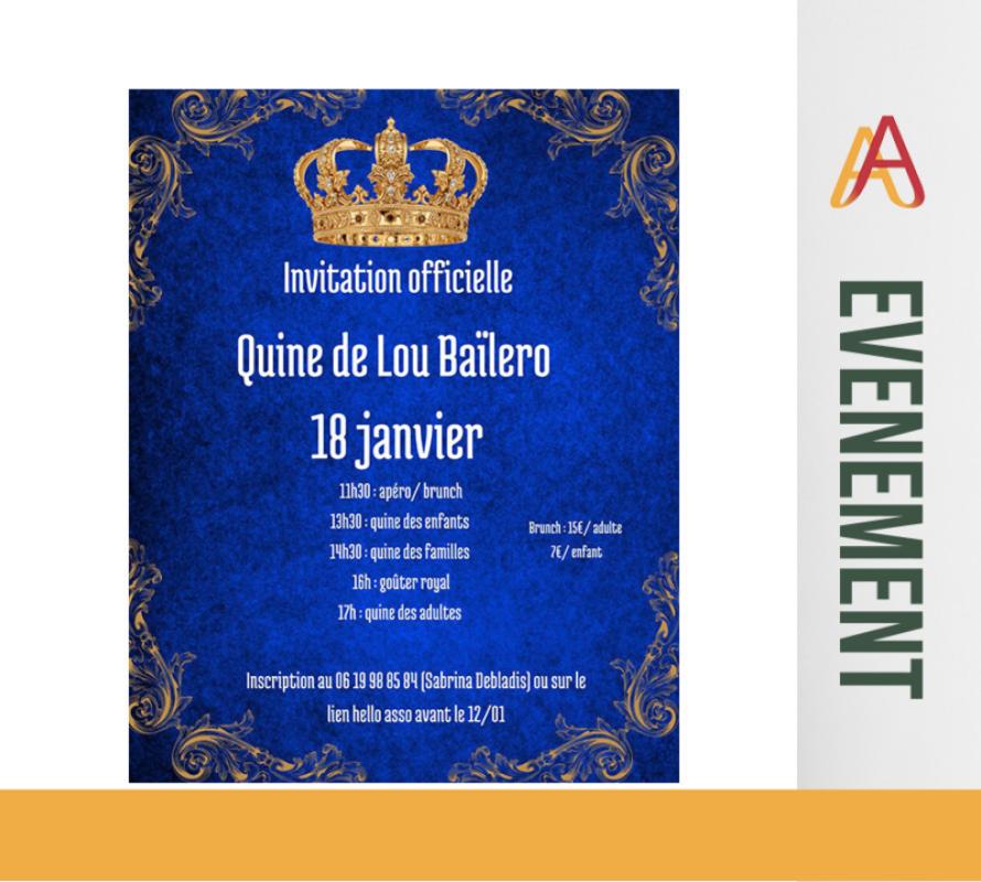 18 janvier 2026 - QUINE LOU BAILERO à Maisons Alfort