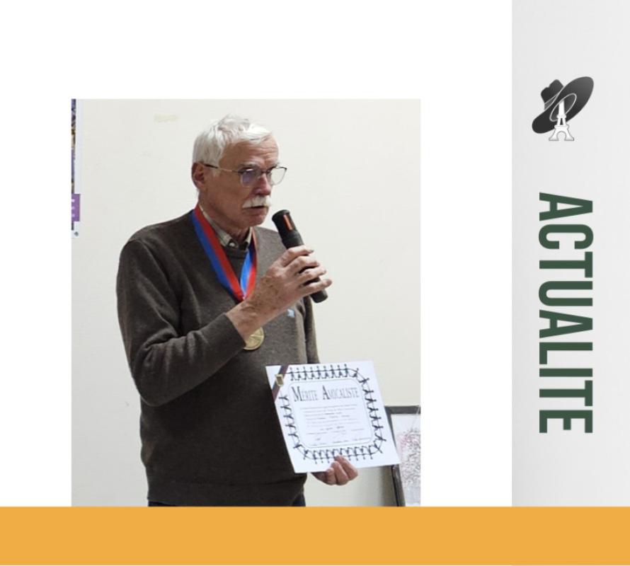 Vendredi 6 février 2026 : Francis Portal, Administrateur de la Fédération des Aveyronnais d'Ici et d'Ailleurs, mis à l’honneur !