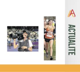 Lisa Molinier : Licenciée au XVème Athlétic Club de Paris, vient de décrocher son billet pour le championnat de France de Cross