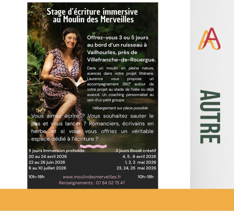 A louer - gîte et organisation séjours immersifs en petit groupe, en pension complète, autour du coaching d’écriture, de composition de chansons et de la création artistique.
